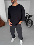 Lycra Elbow-Length Sleeve T-Shirt