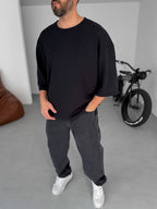 Lycra Elbow-Length Sleeve T-Shirt