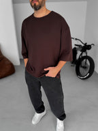 Lycra Elbow-Length Sleeve T-Shirt