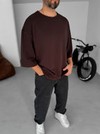 Lycra Elbow-Length Sleeve T-Shirt