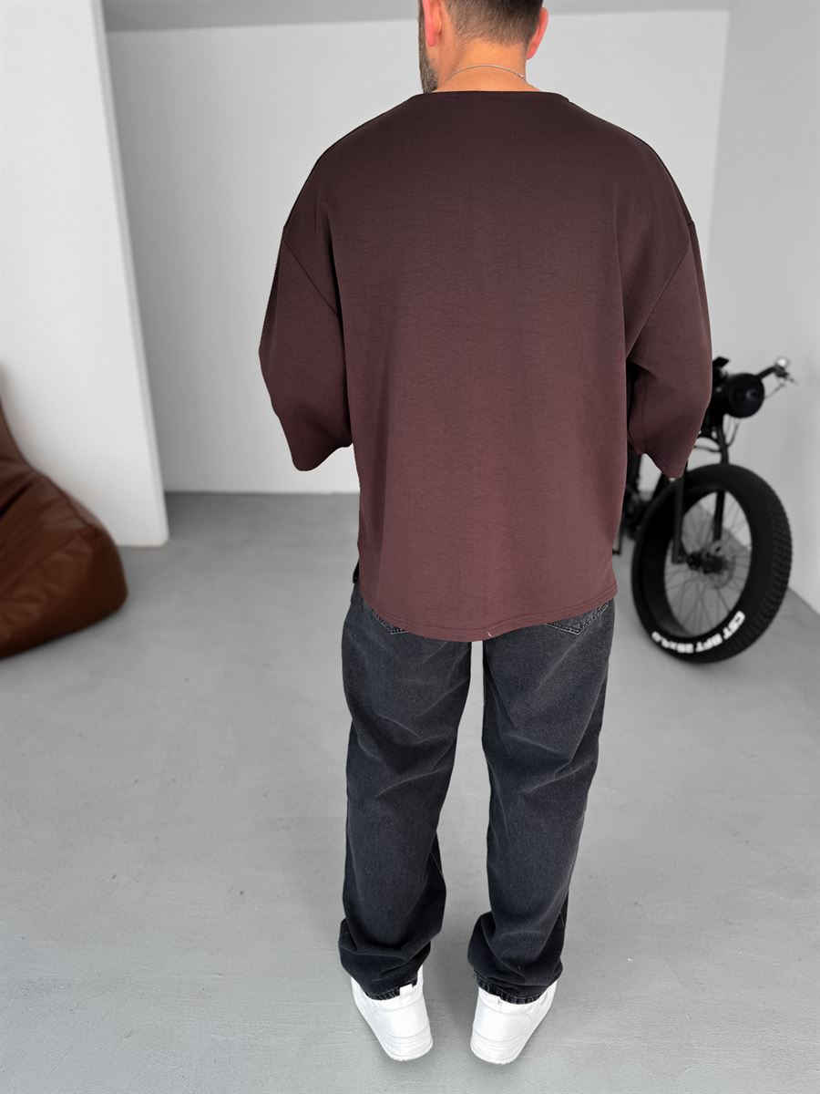 Lycra Elbow-Length Sleeve T-Shirt