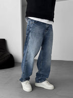 Baggy Pants with Stitching Details