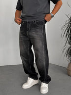 Baggy Pants with Stitching Details