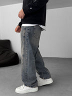 Baggy Pants with Stitching Details