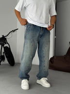 Baggy Pants with Patch Details