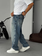 Baggy Pants with Patch Details