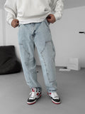 Baggy Pants with Patch Details