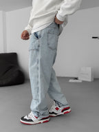 Baggy Pants with Patch Details