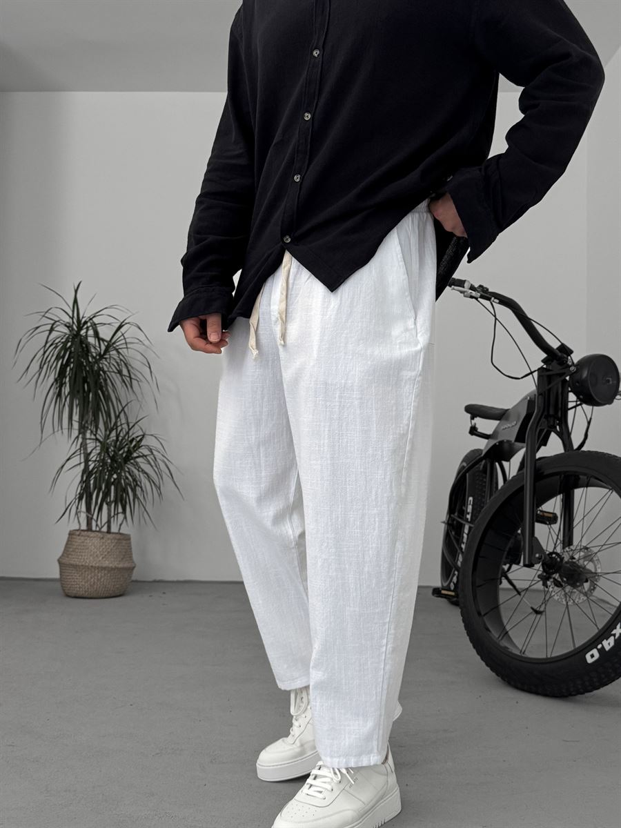 Loose Fit Linen Pants
