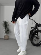 Loose Fit Linen Pants