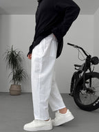 Loose Fit Linen Pants
