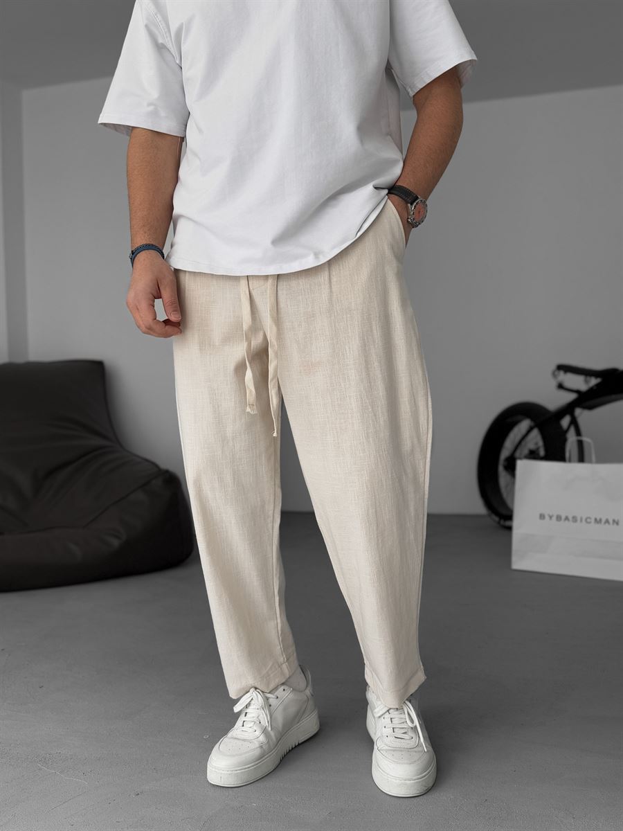 Loose Fit Linen Pants