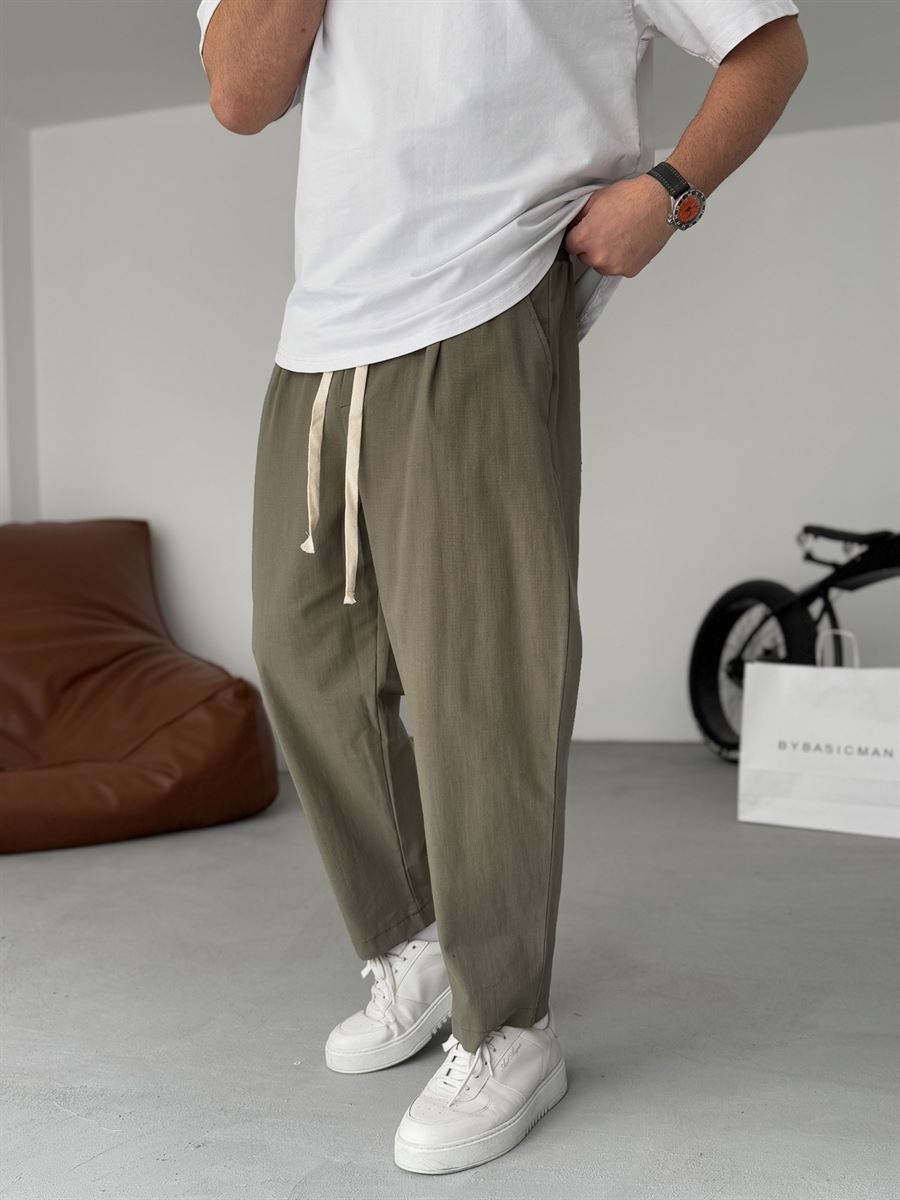 Loose Fit Linen Pants