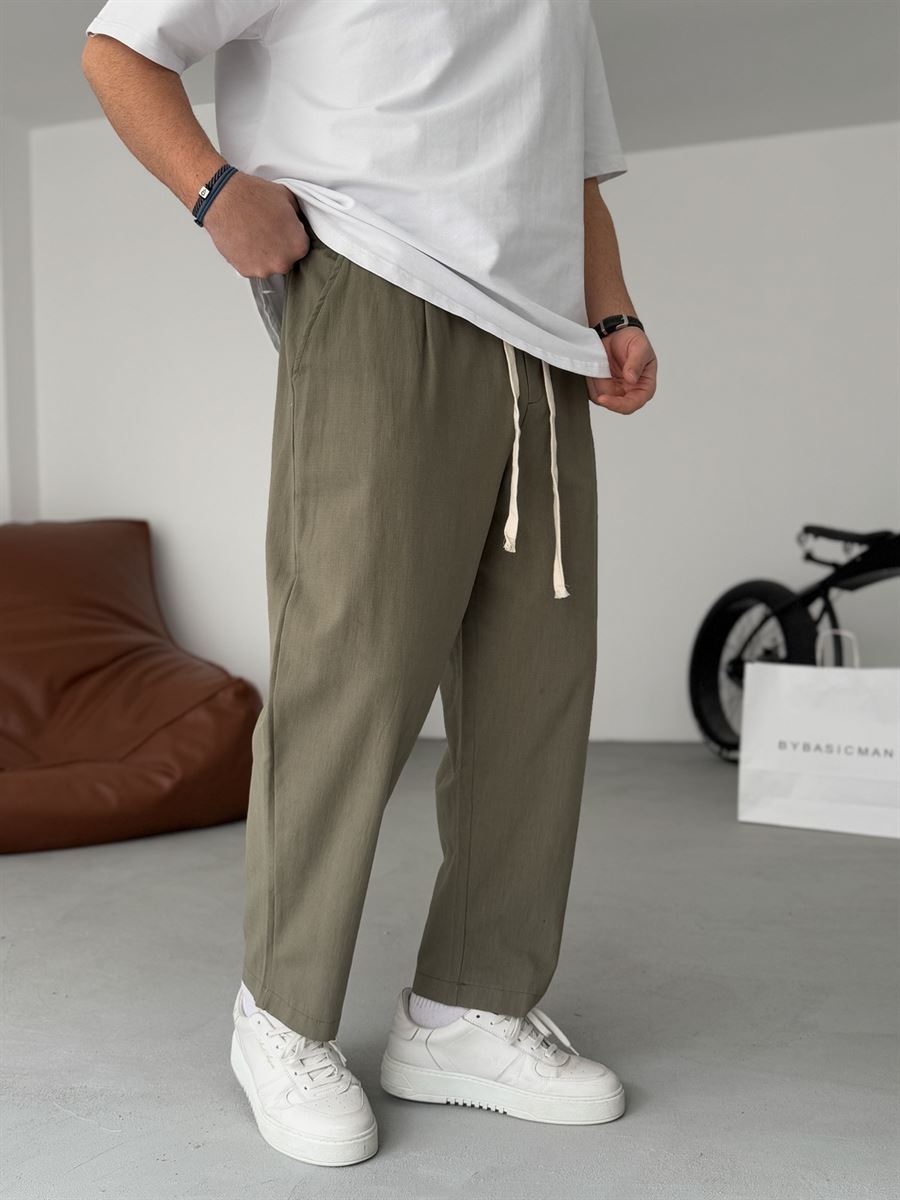 Loose Fit Linen Pants