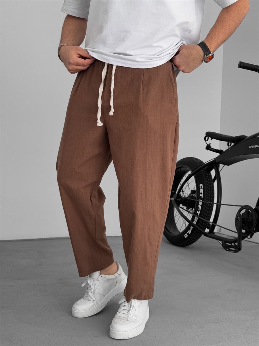 Loose Fit Linen Pants