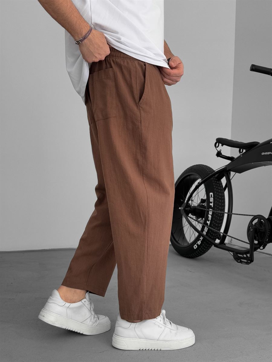 Loose Fit Linen Pants