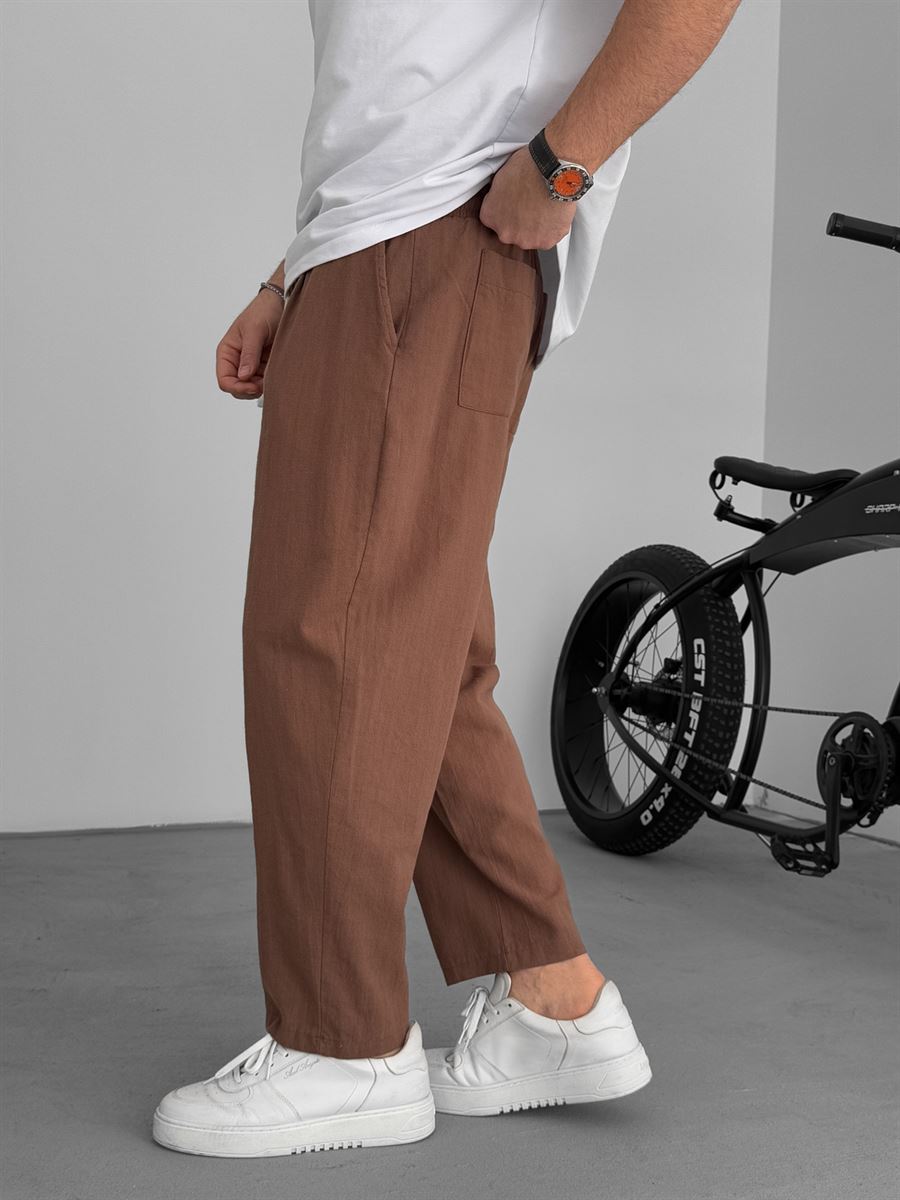 Loose Fit Linen Pants