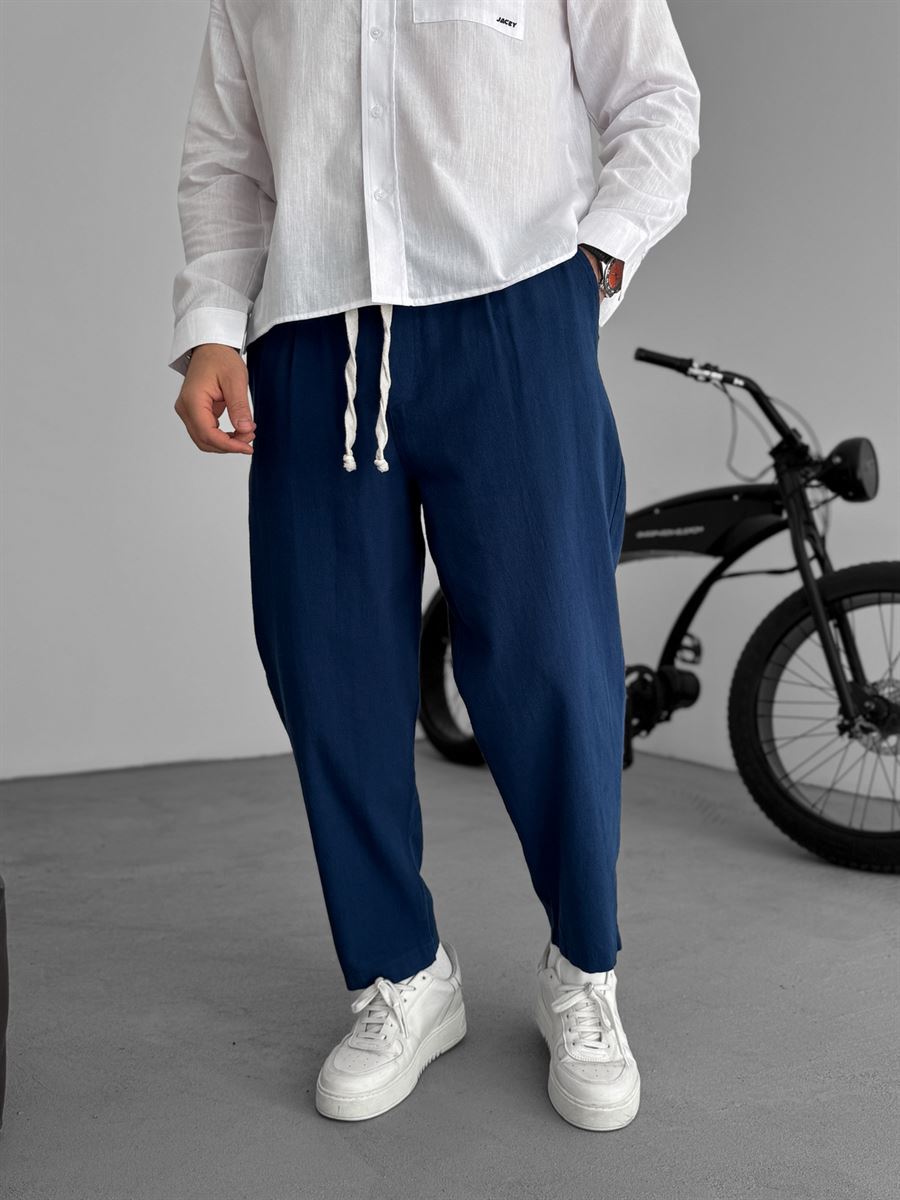 Loose Fit Linen Pants