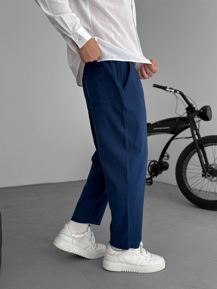 Loose Fit Linen Pants
