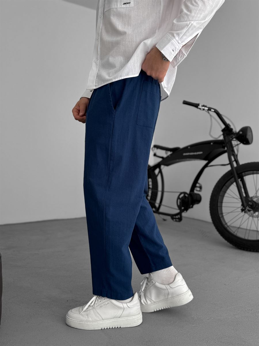 Loose Fit Linen Pants