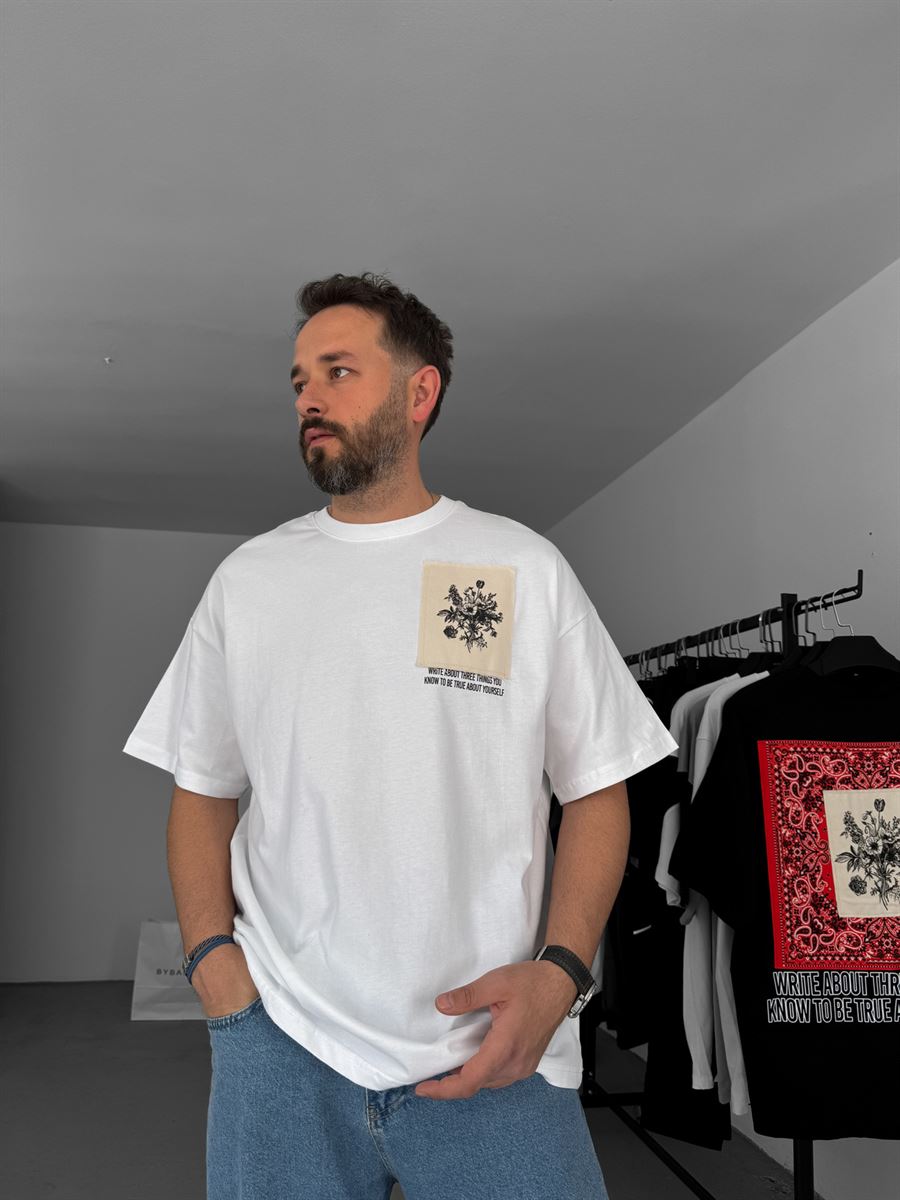 Flower Patched T-Shirt