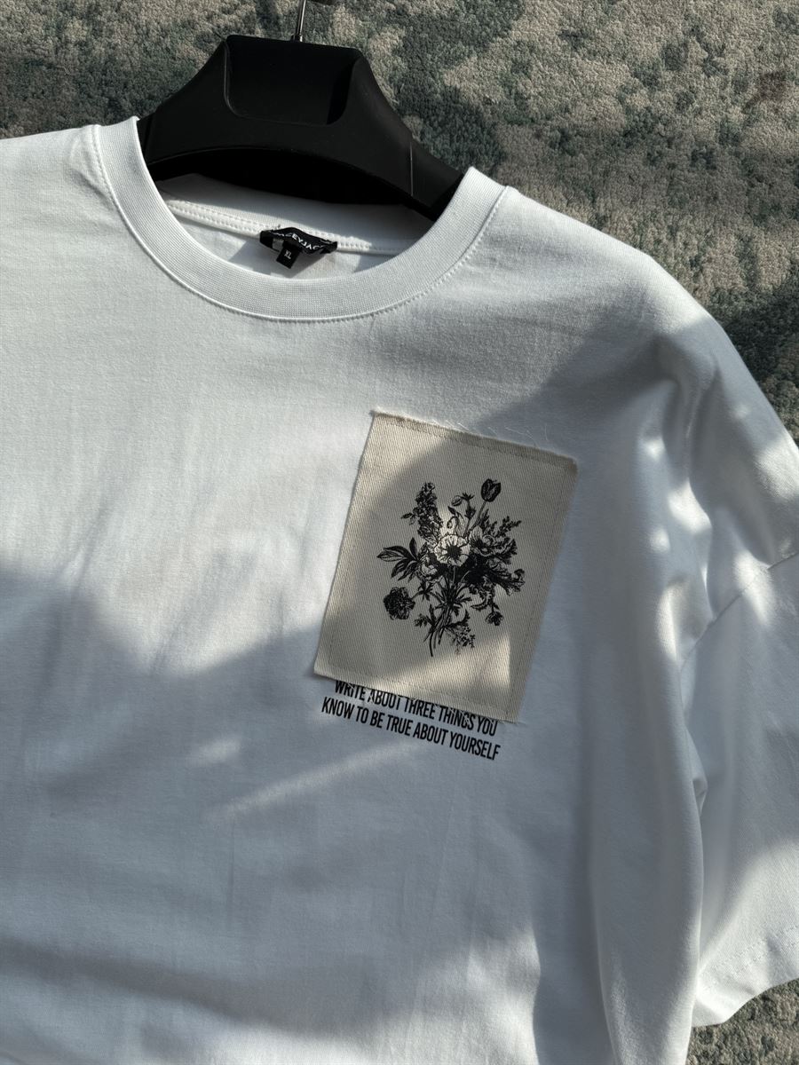 Flower Patched T-Shirt