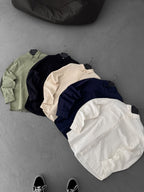 Slub Fabric Long Sleeve Shirt