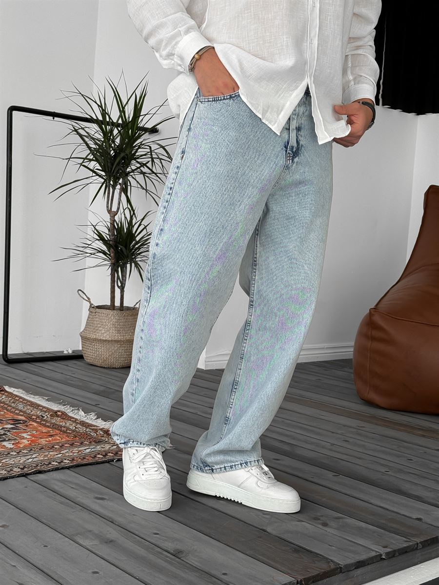 Washed Baggy Jean