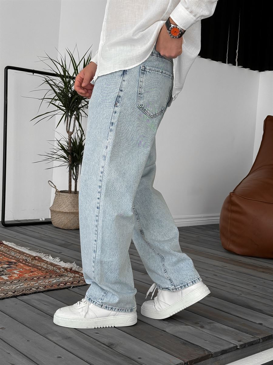 Washed Baggy Jean