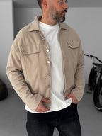 Boxy Fit Buttoned Jacket