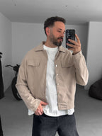 Boxy Fit Buttoned Jacket