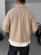 Boxy Fit Buttoned Jacket