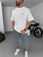 C-Embroidered Oversize T-Shirt