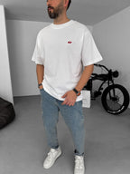 C-Embroidered Oversize T-Shirt