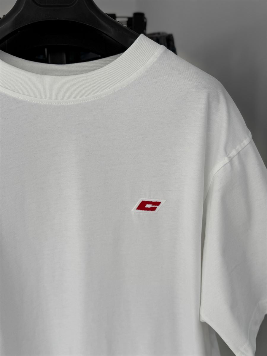 C-Embroidered Oversize T-Shirt