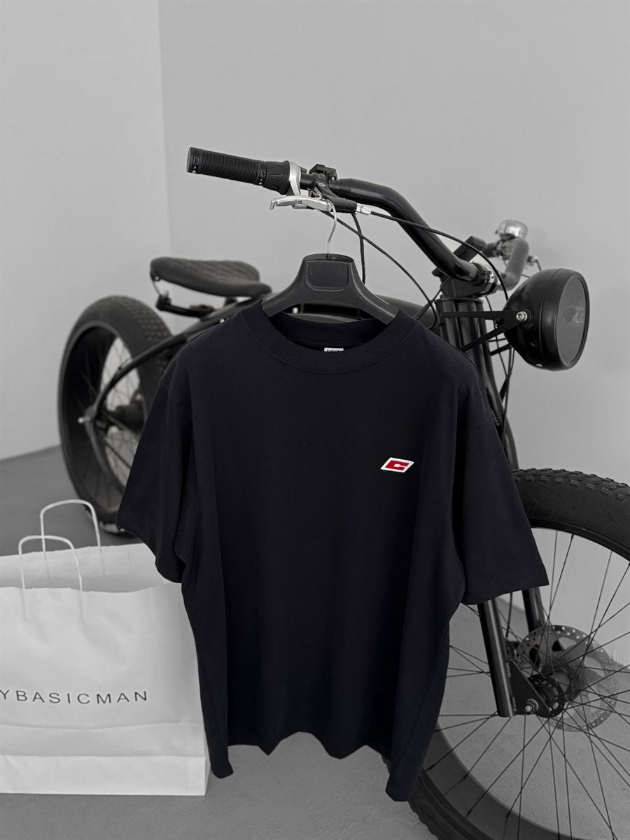 C-Embroidered Oversize T-Shirt