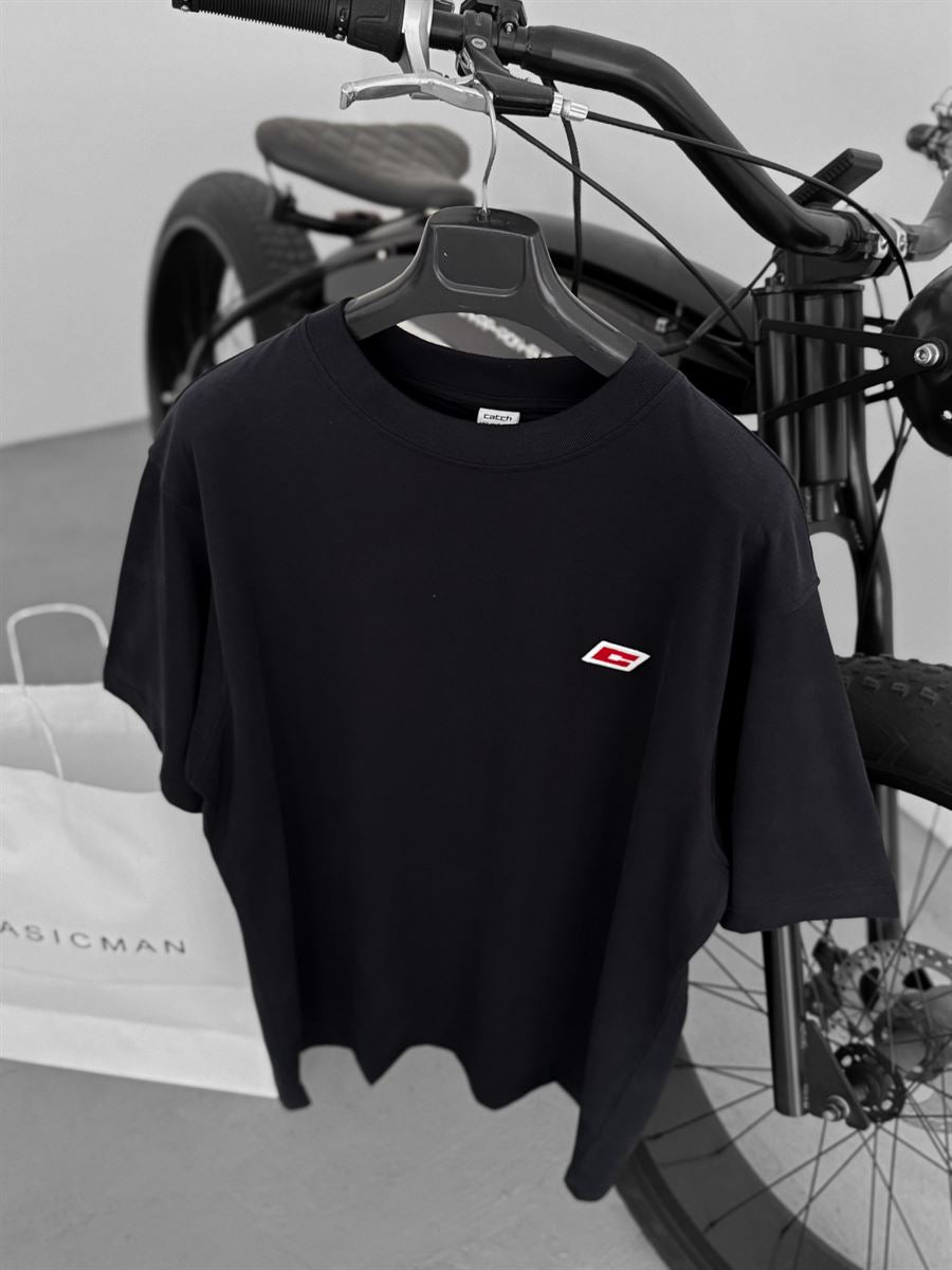 C-Embroidered Oversize T-Shirt