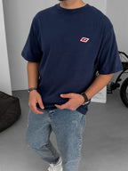 C-Embroidered Oversize T-Shirt