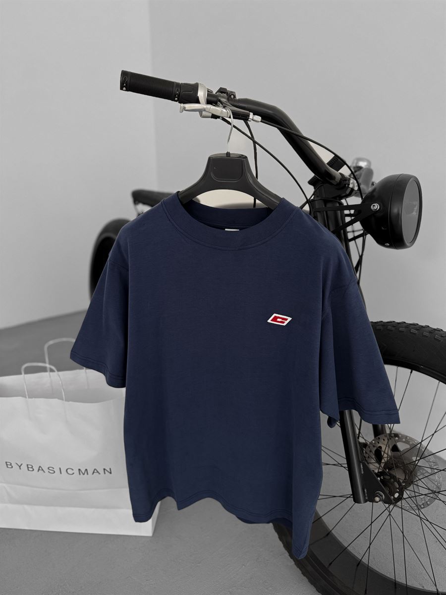 C-Embroidered Oversize T-Shirt