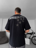 Starred C-Printed Oversize T-Shirt