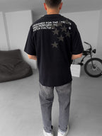 Starred C-Printed Oversize T-Shirt
