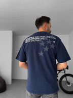 Starred C-Printed Oversize T-Shirt