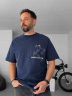 Starred C-Printed Oversize T-Shirt
