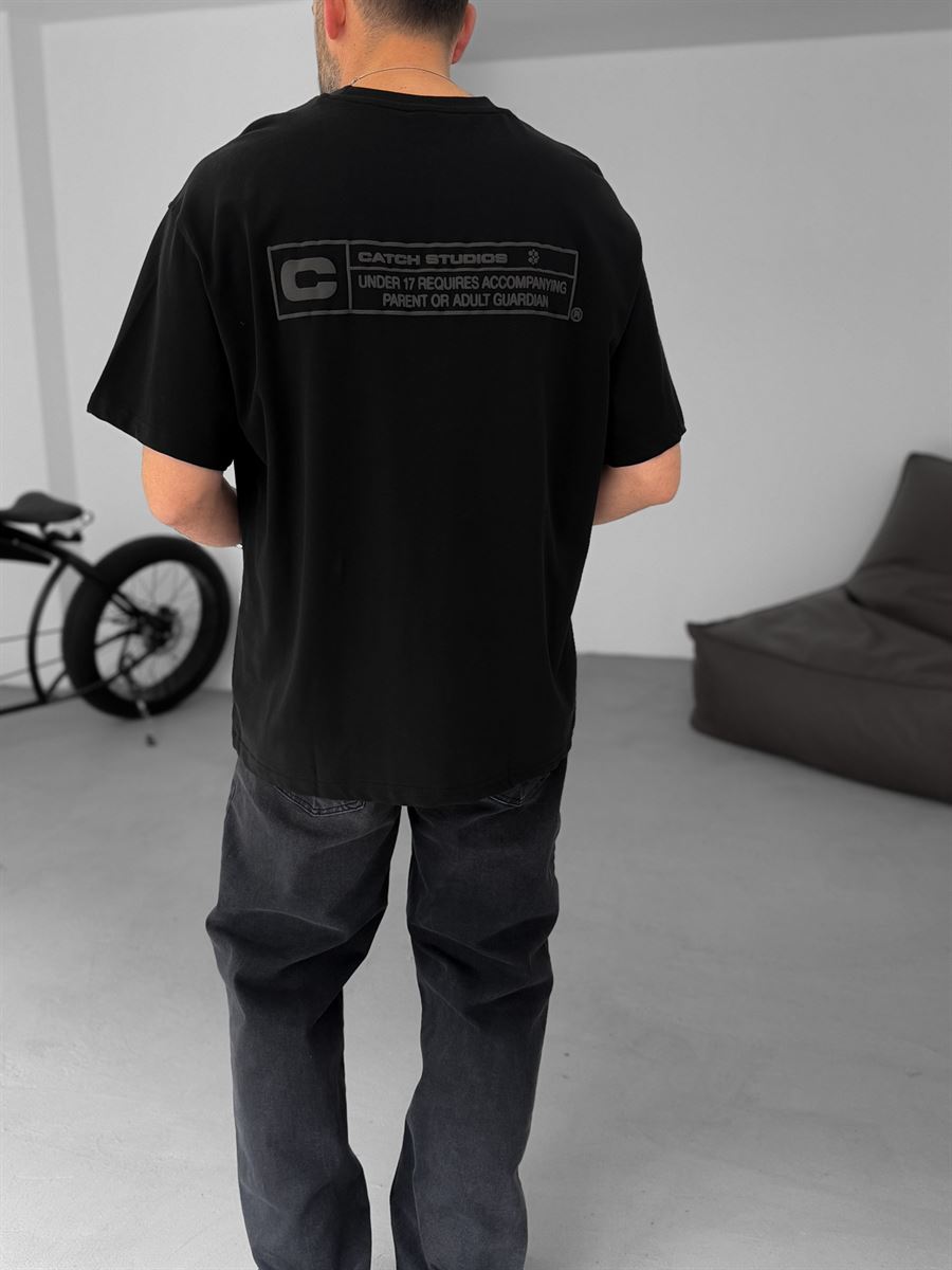 Label Embossed Oversize T-Shirt