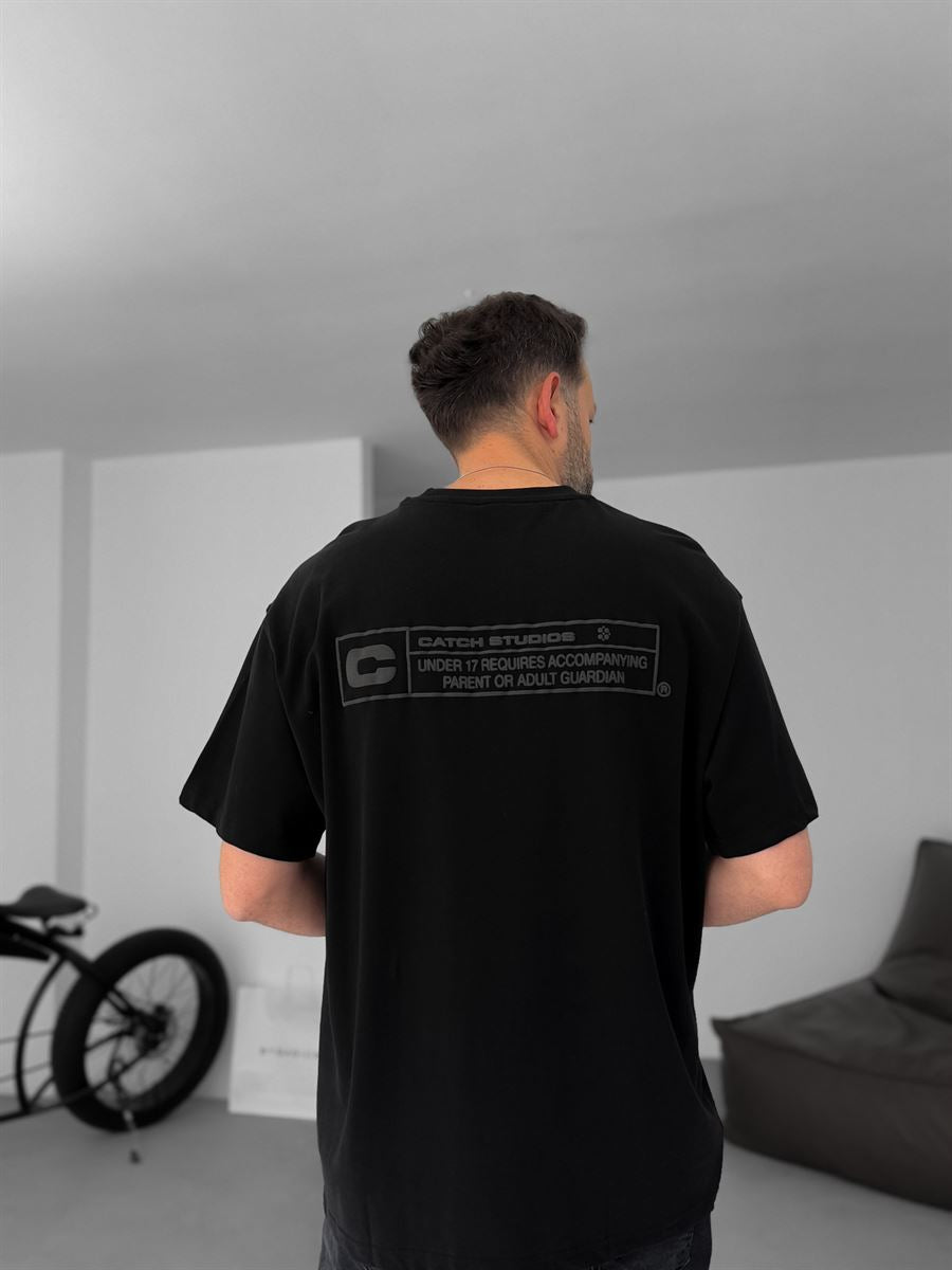 Label Embossed Oversize T-Shirt