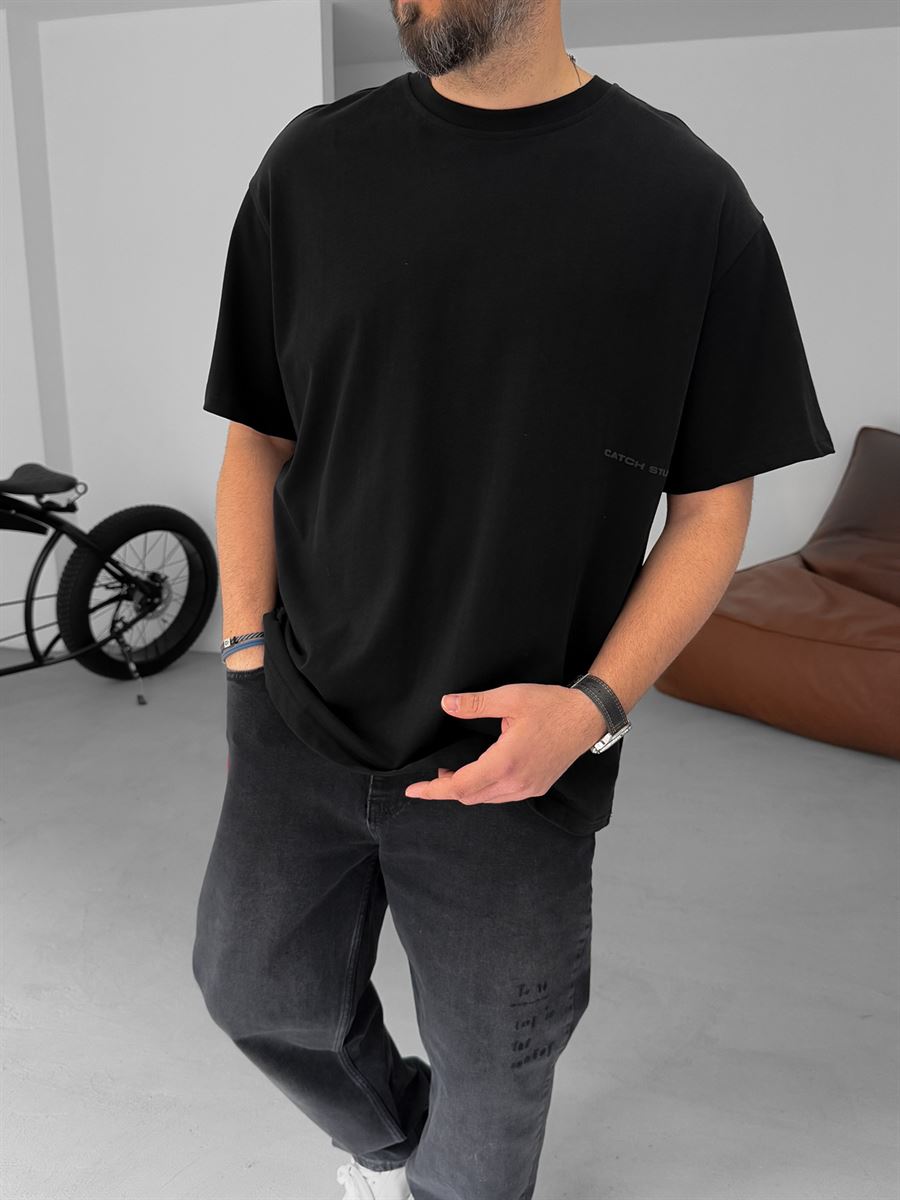 Label Embossed Oversize T-Shirt