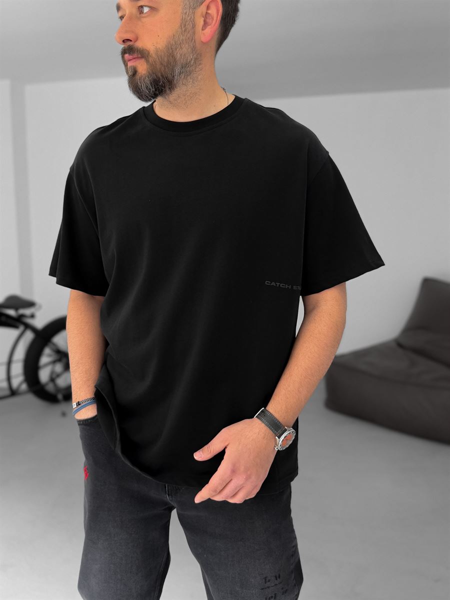 Label Embossed Oversize T-Shirt