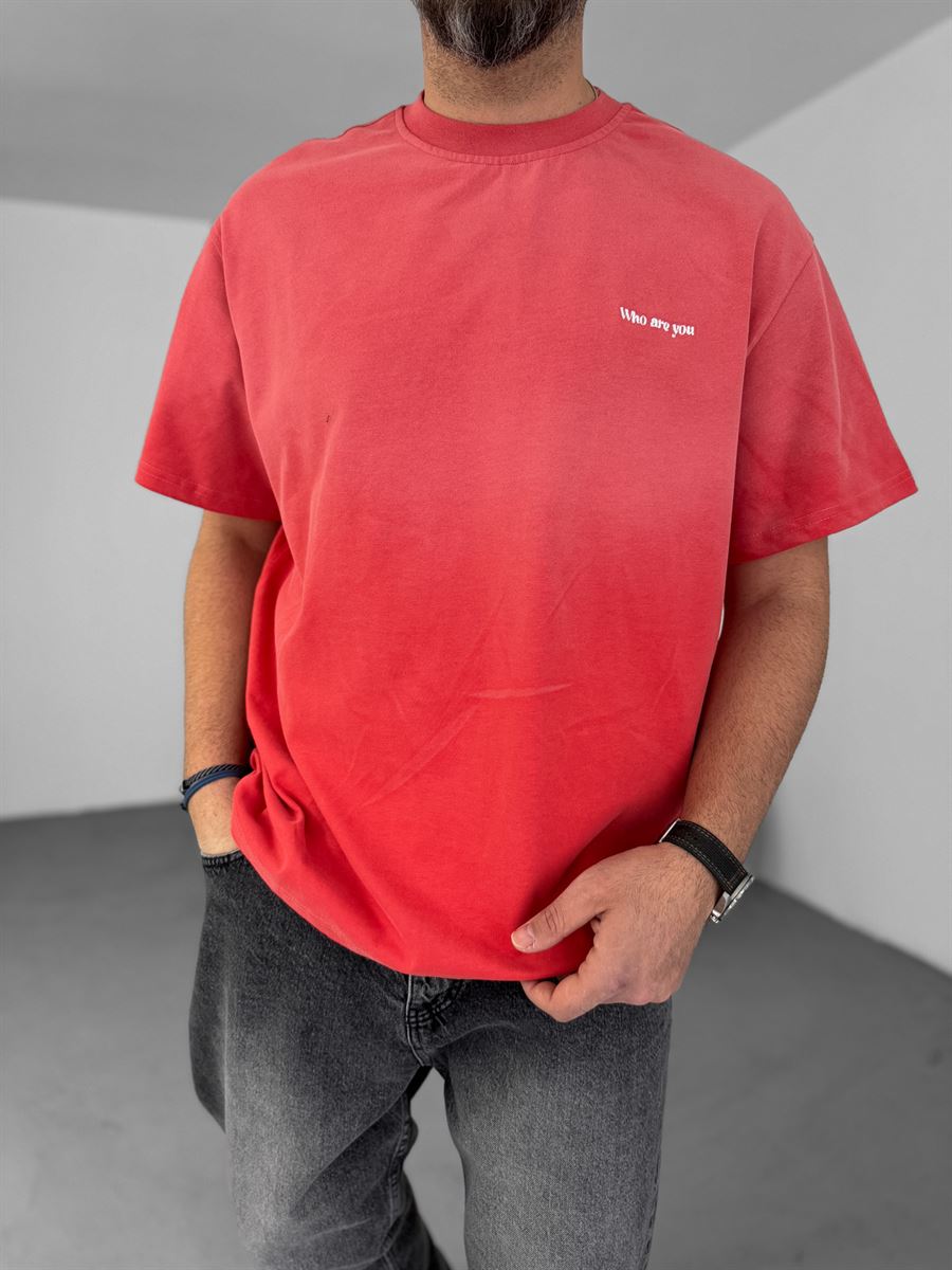 Who Are You Washed Oversize T-Shirt