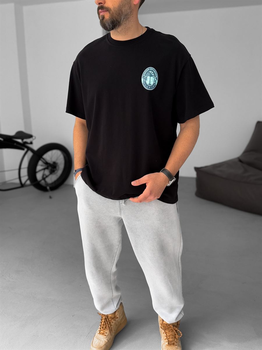 Palm Stamp Oversize T-Shirt