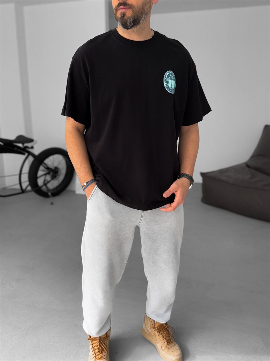 Palm Stamp Oversize T-Shirt